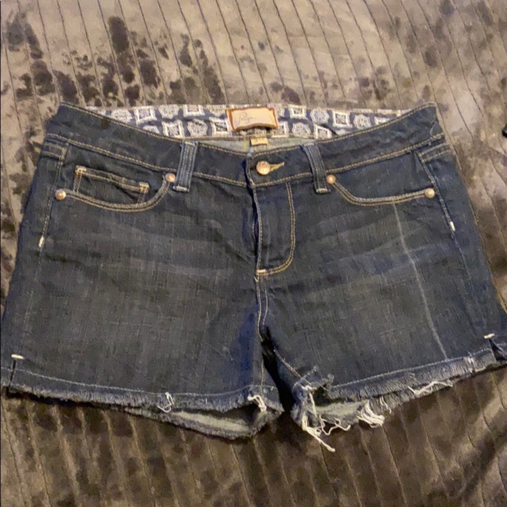 Paige denim shorts. European size 30.